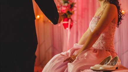 entrada do sapato da debutante