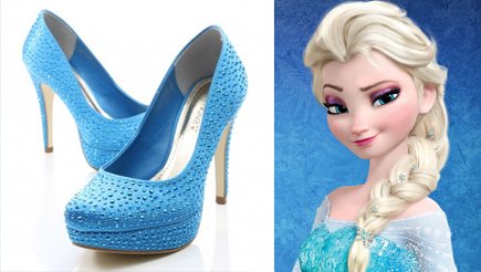 sapato elsa frozen